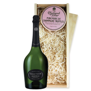 Buy Laurent Perrier Grand Siecle And Pink Marc de Charbonnel Chocolates Box