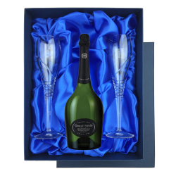 Buy Laurent Perrier Grand Siecle in Blue Luxury Presentation Set With Flutes