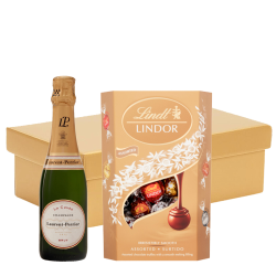 Buy Laurent Perrier La Cuvee Brut Champagne 37.5cl And Chocolates In Gift Hamper