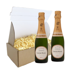 Buy Laurent Perrier La Cuvee Brut Champagne 37.5cl Twin Postal Box
