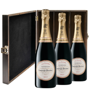 Buy Laurent Perrier La Cuvee, NV, 75cl Trio Luxury Gift Boxed Champagne