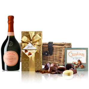 Buy Laurent Perrier Rose Champagne 75cl And Chocolates Hamper