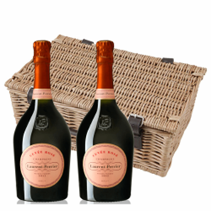 Buy Laurent Perrier Rose Champagne 75cl Duo Hamper (2x75cl)