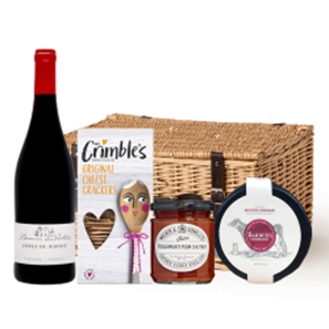 Buy Les Violettes Cotes du Rhone 75cl Red Wine And Cheese Hamper