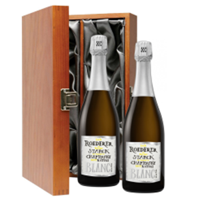 Buy Louis Roederer Brut Nature Champagne 75cl Twin Luxury Gift Boxed Champagne (2x75cl)