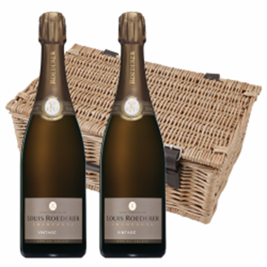 Buy Louis Roederer Brut ,Vintage, 2015 75cl Duo Hamper (2x75cl)