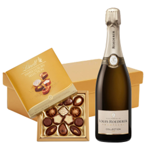 Buy Louis Roederer Collection 243 Champagne 75cl And Lindt Swiss Chocolates Hamper