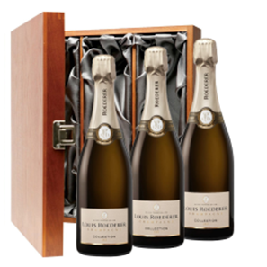 Buy Louis Roederer Collection 243 Champagne 75cl Trio Luxury Gift Boxed Champagne