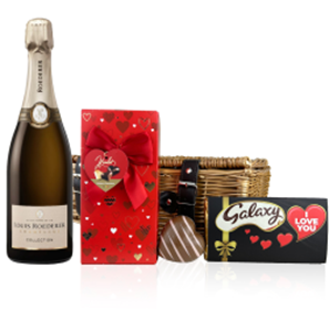 Buy Louis Roederer Collection 244 Champagne 75cl And Chocolate Love You Hamper