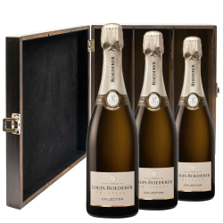 2 x Louis Roederer Collection 244 And 1 Cristal Brut Trio