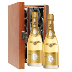 Buy Louis Roederer Cristal Vintage 2014 Brut 75cl Twin Luxury Gift Boxed Champagne (2x75cl)