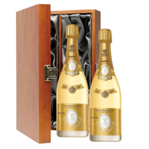 Buy Louis Roederer Cristal Vintage 2015 Brut 75cl Twin Luxury Gift Boxed Champagne (2x75cl)