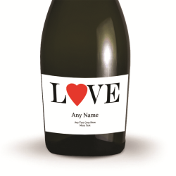 Buy Personalised Prosecco - Love Label