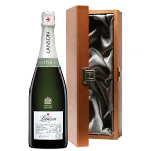 Buy Luxury Gift Boxed Lanson Le Green Label Organic Champagne 75cl