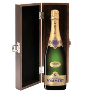 Buy Elm Wood Gift Boxed Pommery Grand Cru Vintage 2009 Champagne 75cl