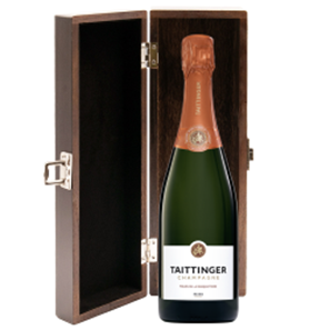 Buy Elm Wood Gift Boxed Taittinger Les Folies de la Marquetterie 75cl