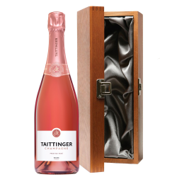 Buy Luxury Gift Boxed Taittinger Prestige Rose NV Champagne 75cl
