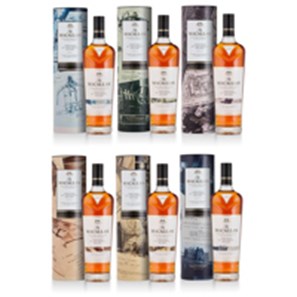 Buy Macallan Whisky James Bond 60th Anniversary Full Set 6 x 70cl