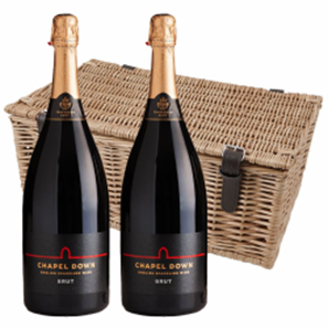 Buy Magnum Of Chapel Down Brut ESW 150cl Twin Magnum Hamper (2x150cl)