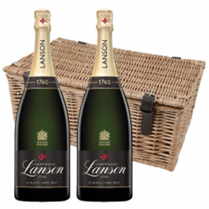 Buy Magnum of Lanson Black Label 150cl Duo Magnum Hamper (2x150cl)