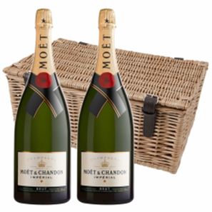 Buy Magnum of Moet &amp; Chandon Brut Imperial Champagne Twin Magnum Hamper (2x150cl)