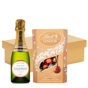 Buy Mini Laurent Perrier La Cuvee Champagne 20cl And Chocolates In Gift Hamper