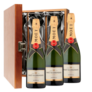 Buy Moet And Chandon Brut Champagne 75cl Trio Luxury Gift Boxed Champagne