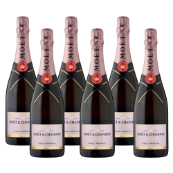 Buy & Send Moet & Chandon Rose 75cl (6x75cl) Case