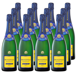 Buy & Send Monopole Blue Top Brut Champagne 75cl (12x75cl) Case