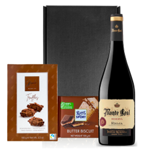 Buy Monte Real Reserva 75cl Red Wine And Chocolates Gift Box