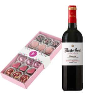Buy Monte Real Tempranillo 75cl Red Wine and Assorted Box Of Celebration Chocolates 235g