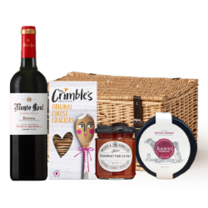 Buy Monte Real Tempranillo 75cl Red Wine And Cheese Hamper