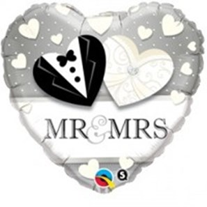 Buy Mr & Mrs Helium Balloon