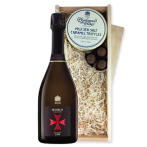 Buy Noble Champagne Brut Vintage 2004 75cl And Milk Sea Salt Charbonnel Chocolates Box