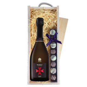 Buy Noble Champagne Brut Vintage 2004 75cl & Truffles, Wooden Box