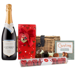 Buy Nyetimber Classic Cuvee 75cl And Chocolate Love You Hamper