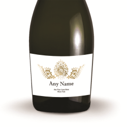 Buy Personalised Prosecco - Gold Ornate Label