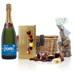 Buy Personalised Champagne - Fathers Day Label And Chocolates Hamper