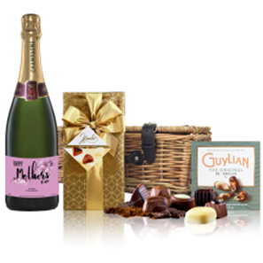 Buy Personalised Champagne - Mothers day And Chocolates Hamper