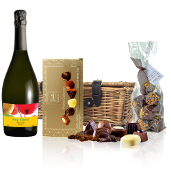 Buy Personalised Prosecco - Birthday Balloons Label And Chocolates Hamper