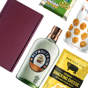 Buy Plymouth Gin 70cl Nibbles Hamper