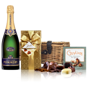 Buy Pommery Brut Apanage Champagne 75cl And Chocolates Hamper
