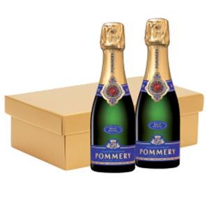 Buy Pommery Brut Royal Champagne 18.7cl Twin Postal Box