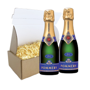 Buy Pommery Brut Royal Champagne 18.7cl Twin Postal Box