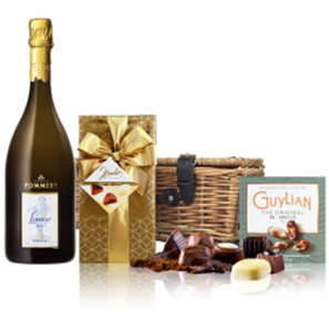 Buy Pommery Cuvee Louise 2004 Champagne 75cl And Chocolates Hamper
