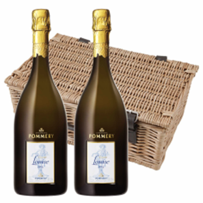 Buy Pommery Cuvee Louise 2004 Champagne 75cl Duo Hamper (2x75cl)