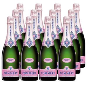Buy Pommery Rose Brut Champagne 75cl Case of 12