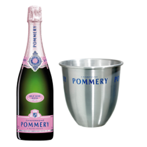 Buy Pommery Rose Brut Champagne 75cl And Branded Ice Bucket Set