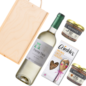 Buy Puerta Vieja Rioja Blanco 75cl White Wine And Pate Gift Box