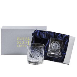 Buy Royal Scot Crystal - Queen's Platinum Jubilee - 2 Kintyre Crystal Whisky Tumblers  Presentation Boxed